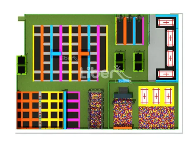 High Quality Adventure Trampoline Park